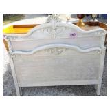 WHITE HEADBOARD / FOOTBOARD...FULL SIZE