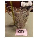 HEAVY GLASS PITCHER
