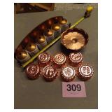 COPPER ITEM & JELLO MOLDS