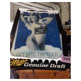 MILLER GENUINE DRAFT LIGHT....WORKS