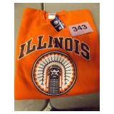 ILLINOIS CHIEF SWEATSHIRT...NWT...2XL
