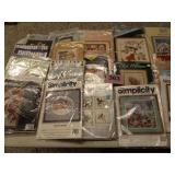 19 CROSS STITCH KITS & THREAD, MOSTLY NEW