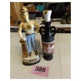 2 JIM BEAM DECANTERS