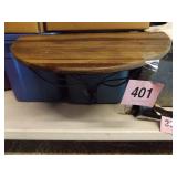 SHELF WOOD & METAL.....16X24"