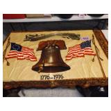 BICENTENIAL TAPESTRY, LOG/PAPER HOLDER