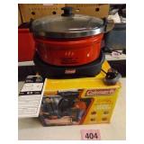 COLEMAN SLOW COOKER PROPANE GAS...IN BOX