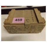 2 WOOD EXPLOSIVE MINE BOXES