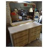 6 DRAWER DRESSER & MIRROR