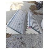 2 ALUMINUM AWNINGS...78" LONG