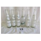 6 VINTAGE CHOC-OLA 9oz BOTTLES