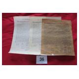 3 PARCHMENT PAPER-DECLARATION OF