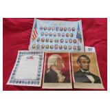 4 PRESIDENTIAL POSTERS, ONE 1969 LARGE