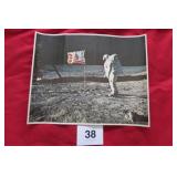 1ST FLAG ON THE MOON POSTER FROM NASA
