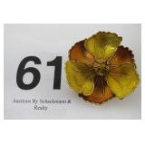 VINTAGE MADE IN GERMANY FLOWER PIN