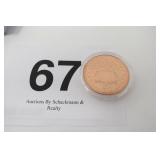 .999 FINE ONE ADVP OUNCE COPPER ROUND
