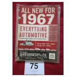 1967 WARSHAWSKY & CO AUTOMOTIVE CATALOG
