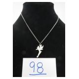 VINTAGE WALT DISNEY TINKERBELL NECKLACE