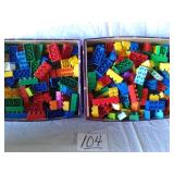 2 LARGE BOXES OF LEGOS