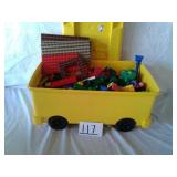 LARGE BUS FULL OF LEGOS