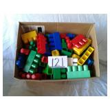 LARGE BOX OF MEGA BLOCKS