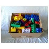 LARGE BOX OF MEGA BLOCKS