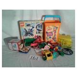 MISC TOYS, BOX OF BLOCKS, LEGO