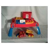 LEGO TABLE, TRACK, MISC ITEMS