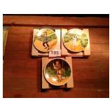 3 wizard of Oz collector plates