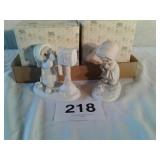 2 precious moments figurines