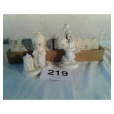 2 precious moments figurines