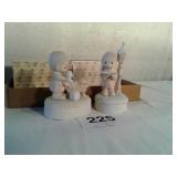 2 precious moments musical figurines
