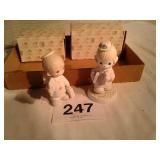 2 precious moments figurines