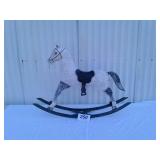 Metal rocking horse