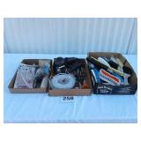 Brushes, scissors & electrical