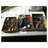 Label chisels, drill bits, ball hitch, engraver,