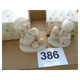 2 precious moments figurines