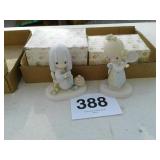 2 precious moments figurines