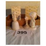 2 precious moments figurines