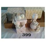 2 precious moments figurines