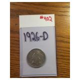 1926-D PEACE DOLLAR