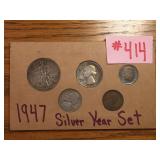1947 SILVER YEAR SET