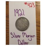 1921 SILVER MORGAN DOLLAR