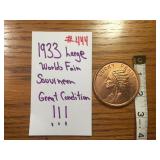 1933 LARGE WORLDS FAIR SOUVENIR..GREAT CONDITION