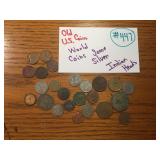 OLD U.S. WORLD COINS, INDIAN HEADS