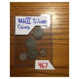 WWII SILVER COINS