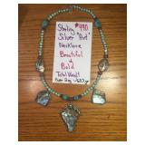 STERLING SILVER ART NECKLACE..TOTAL WEIGHT 63.7GR