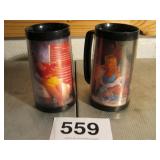 2 SNAP ON GIRLY MUGS