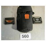 3 HARLEY ITEMS, BILLFOLDS, ETC