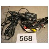 PLAYSTATION RFU ADAPTOR & EXTRA WIRE TO