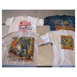 4 LIKE NEW LARGE RACING T SHIRTS
